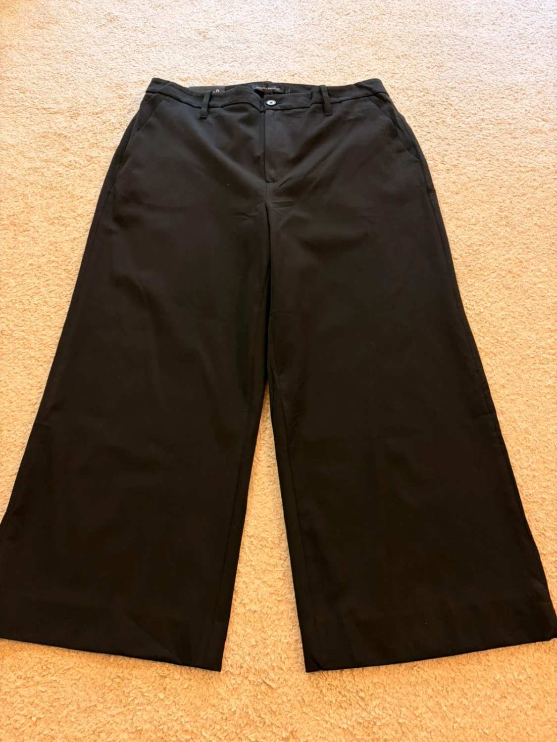 Pantalon Banana Republic Wide-Leg Crop Noir - XL (Neuf)