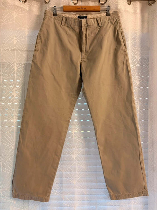 Pantalon Banana Republic Gavin Straight Fit Gris - 35/32
