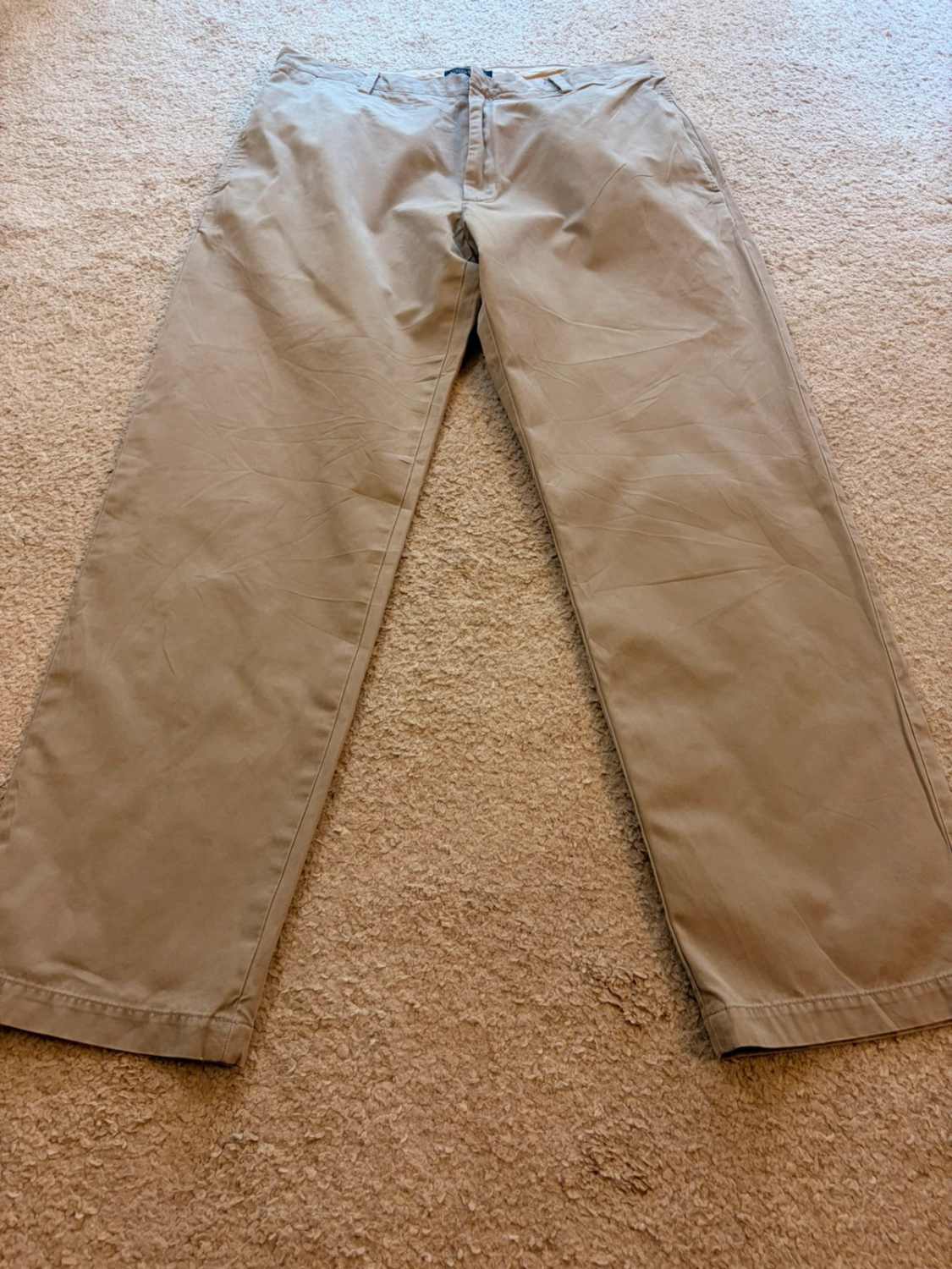 Pantalon Banana Republic Gavin Straight Fit Gris - 35/32