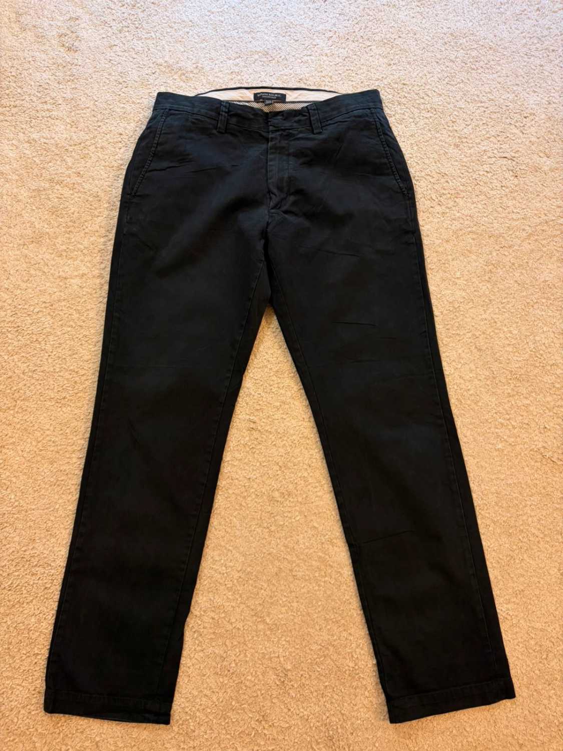 Pantalon Banana Republic Emerson Chino Noir - Taille L