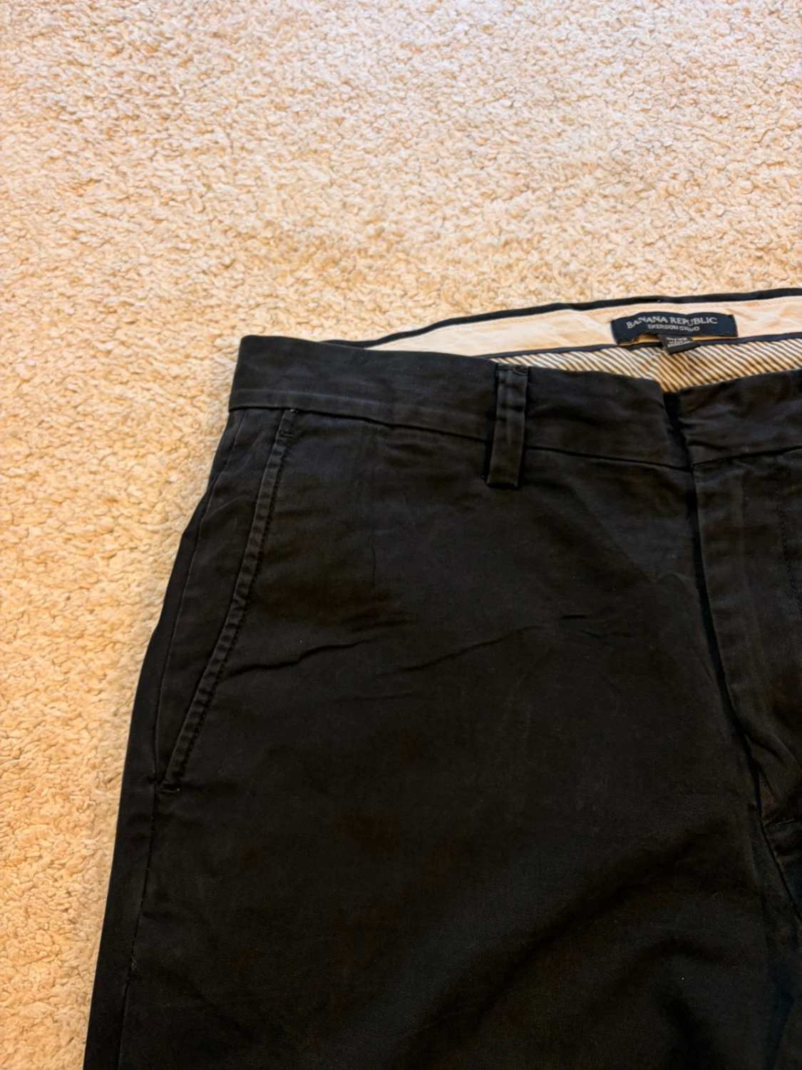 Pantalon Banana Republic Emerson Chino Noir - Taille L