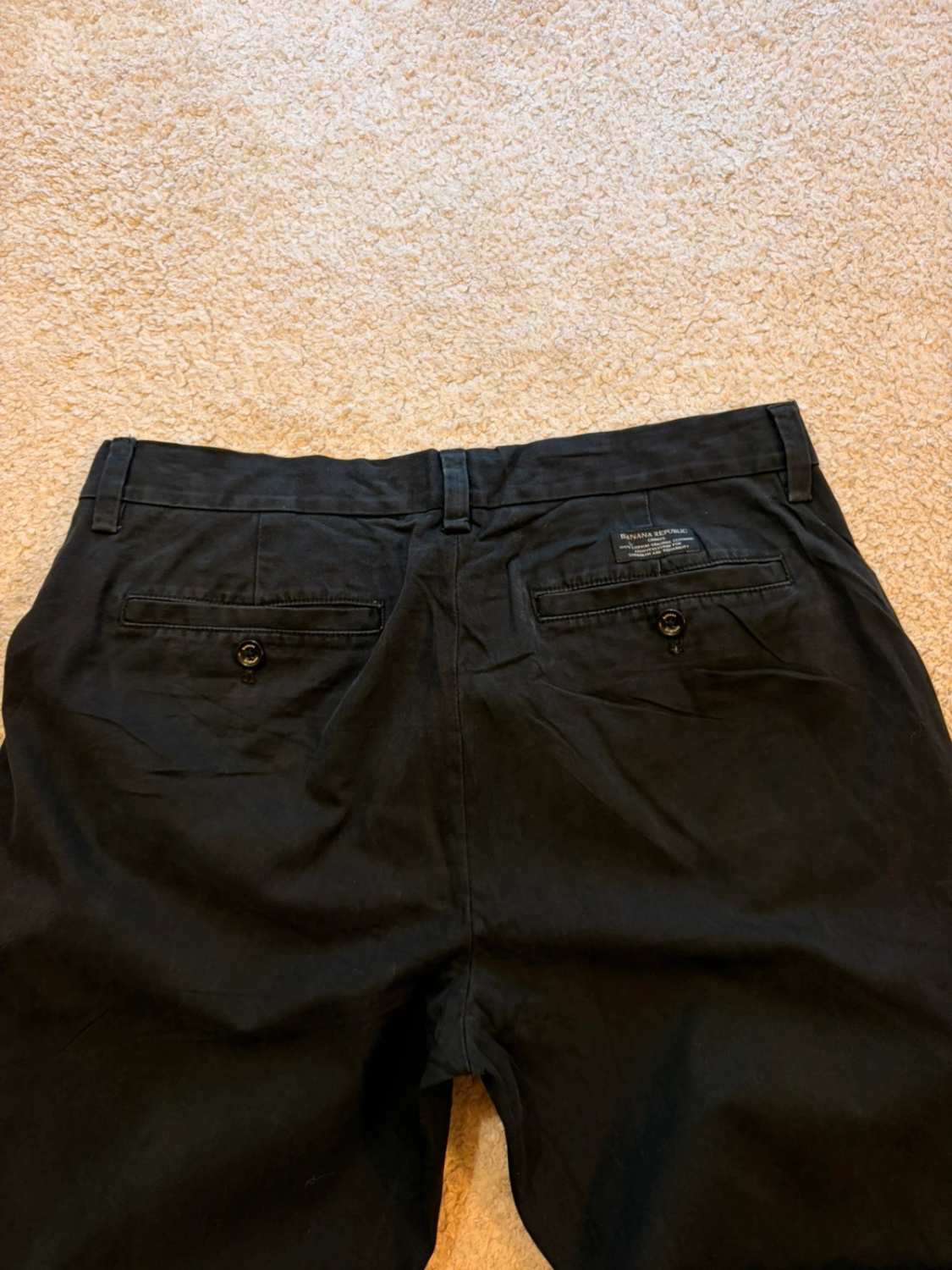 Pantalon Banana Republic Emerson Chino Noir - Taille L