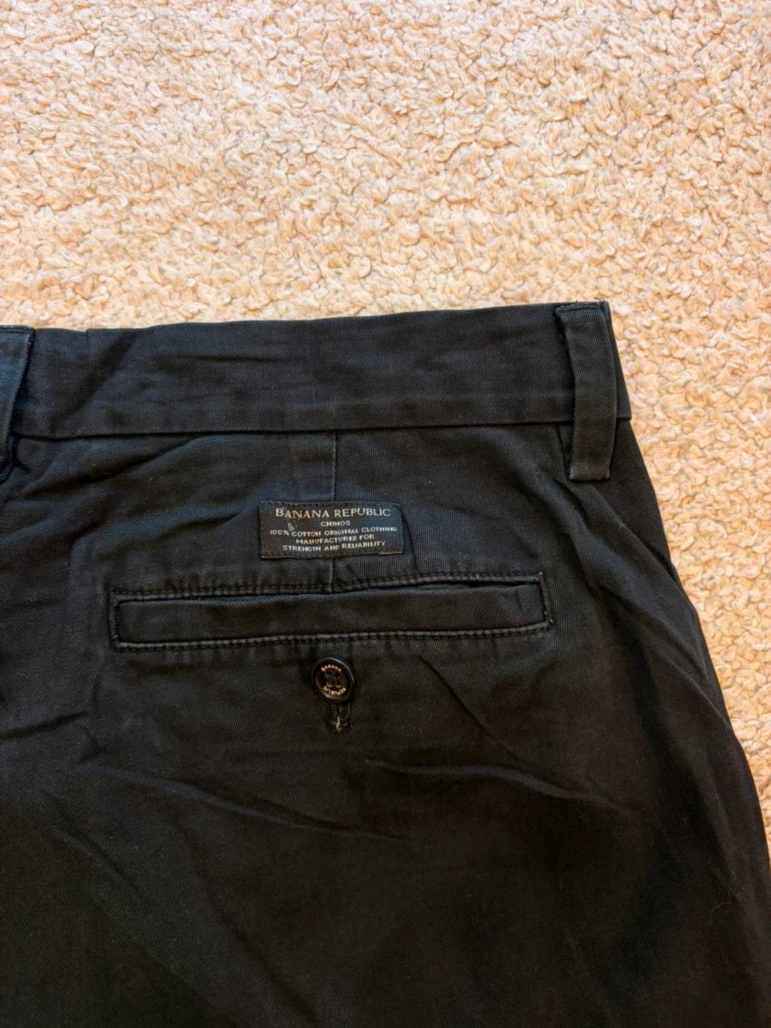 Pantalon Banana Republic Emerson Chino Noir - Taille L