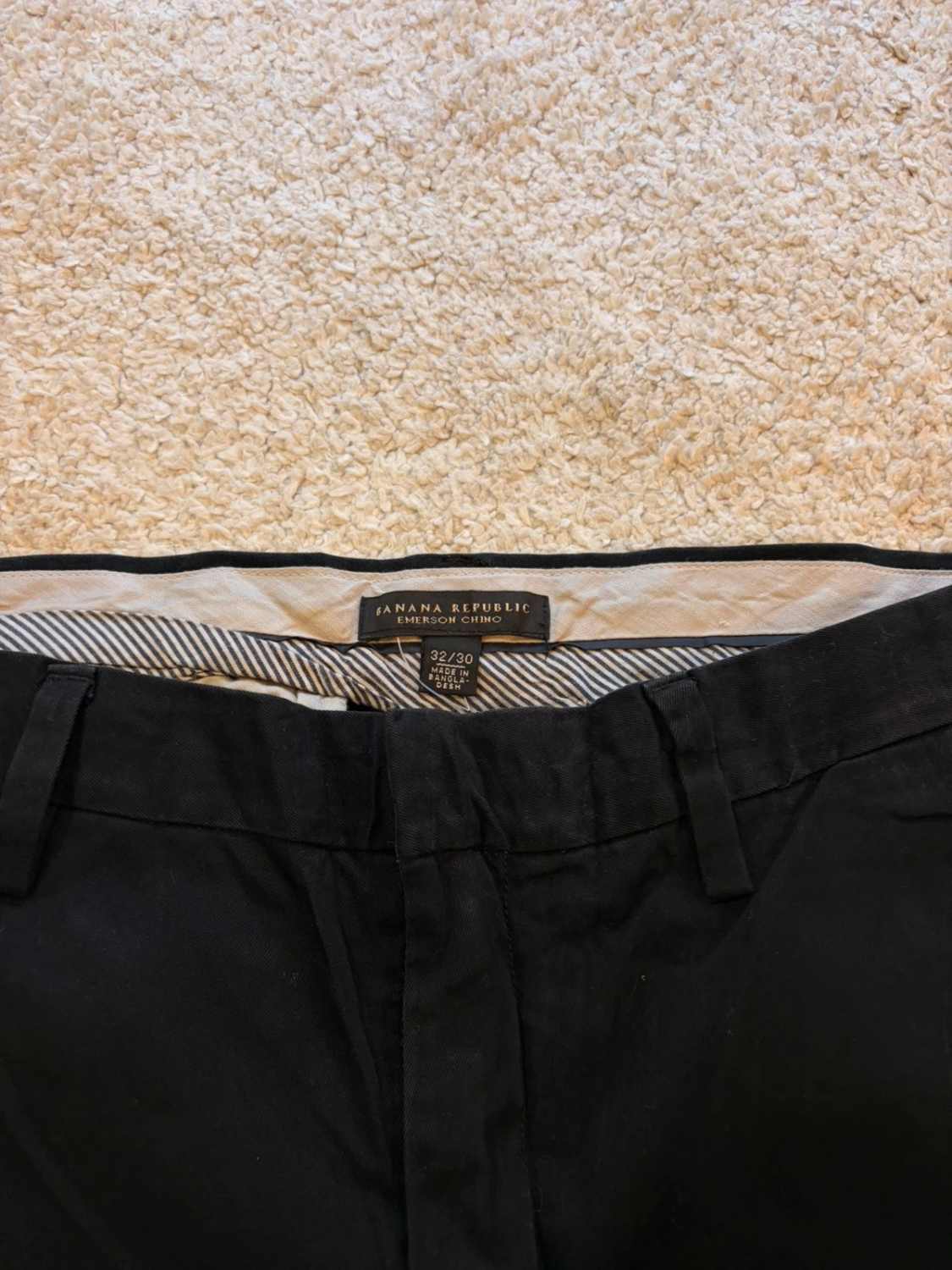 Pantalon Banana Republic Emerson Chino Noir - Taille W32