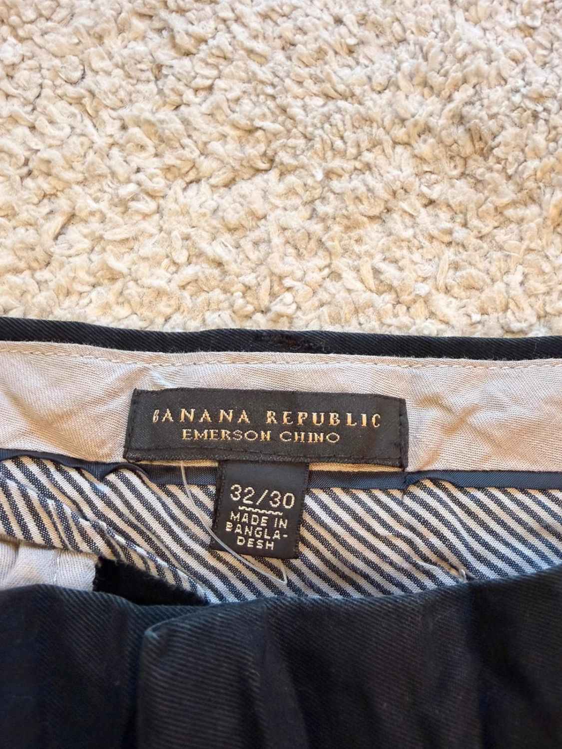 Pantalon Banana Republic Emerson Chino Noir - Taille W32