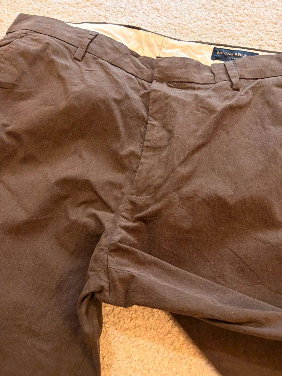 Pantalon Banana Republic Marron - Taille XXL (35/30)