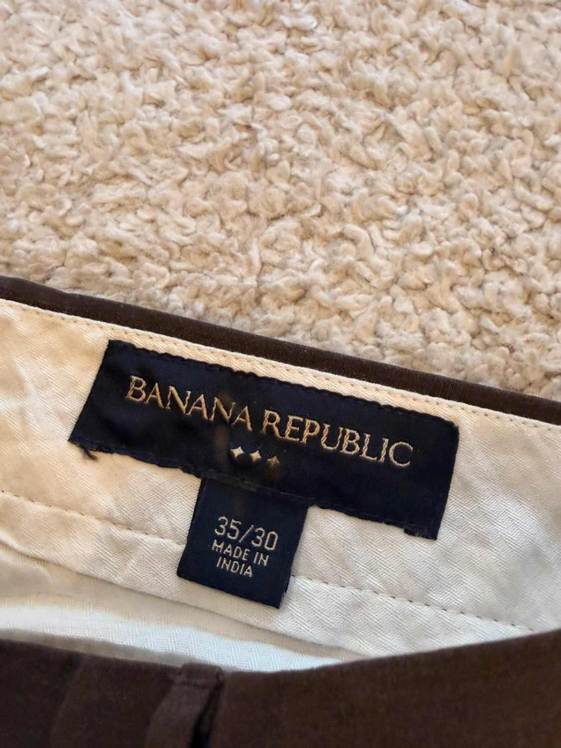 Pantalon Banana Republic Marron - Taille XXL (35/30)