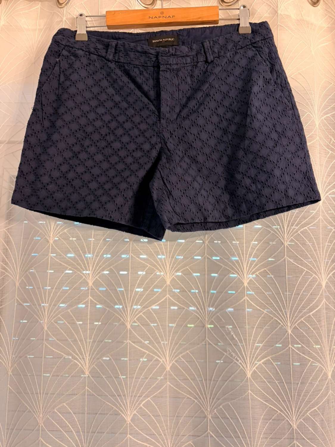 🧵 Short Banana Republic Marine Coton - Basique Confortable & Polyvalent
