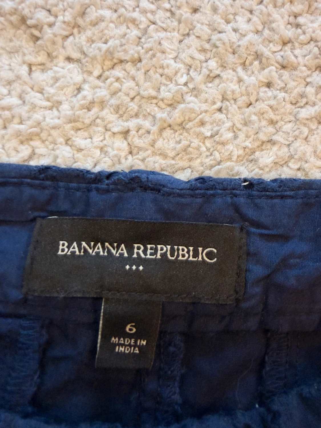 🧵 Short Banana Republic Marine Coton - Basique Confortable & Polyvalent