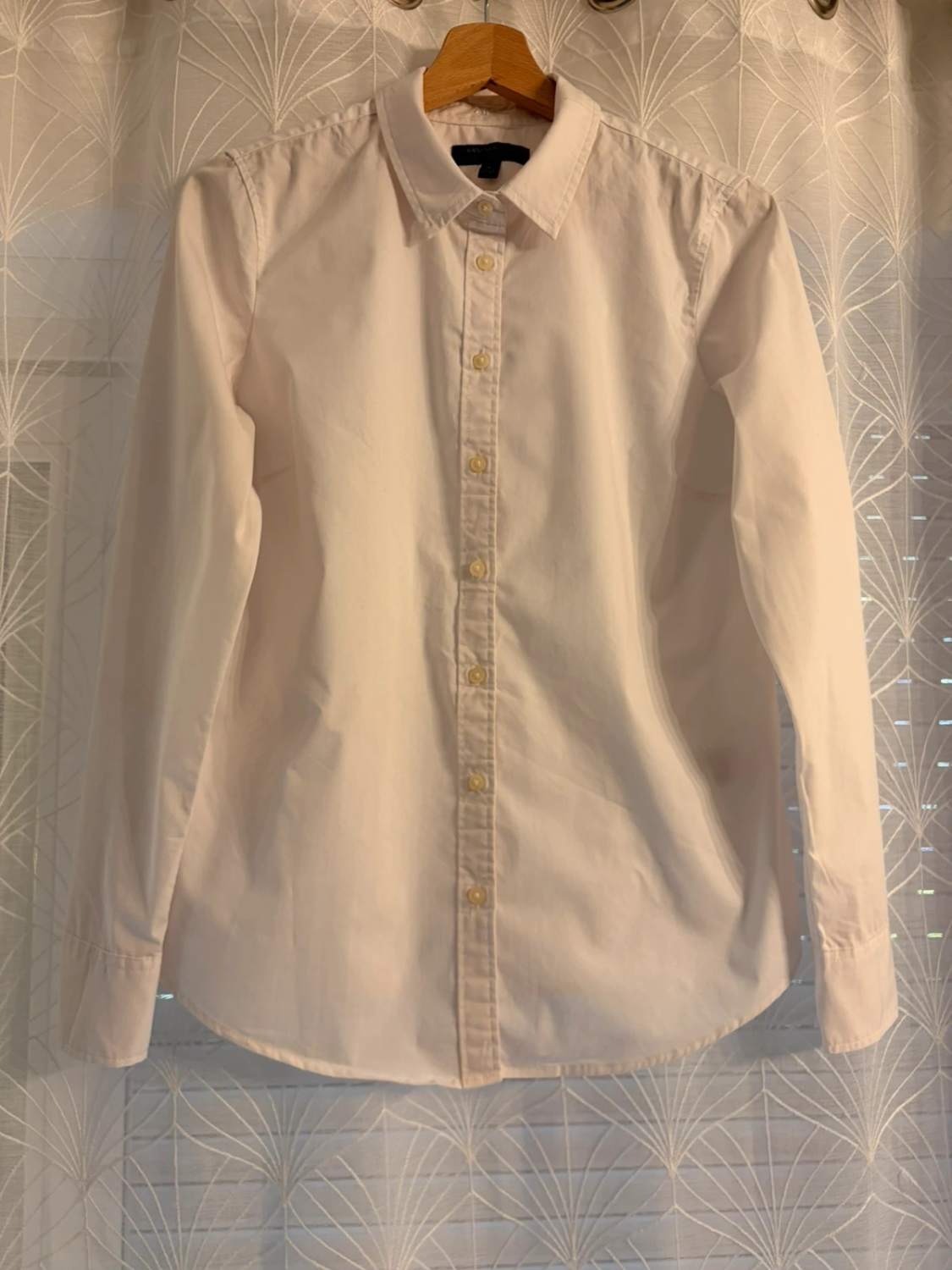 🤍👔 Chemise Banana Republic "Riley" Fitted Blanc Non-Iron - Impeccable & Pratique