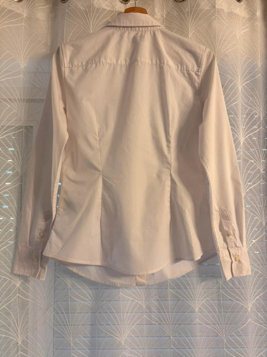 🤍👔 Chemise Banana Republic "Riley" Fitted Blanc Non-Iron - Impeccable & Pratique