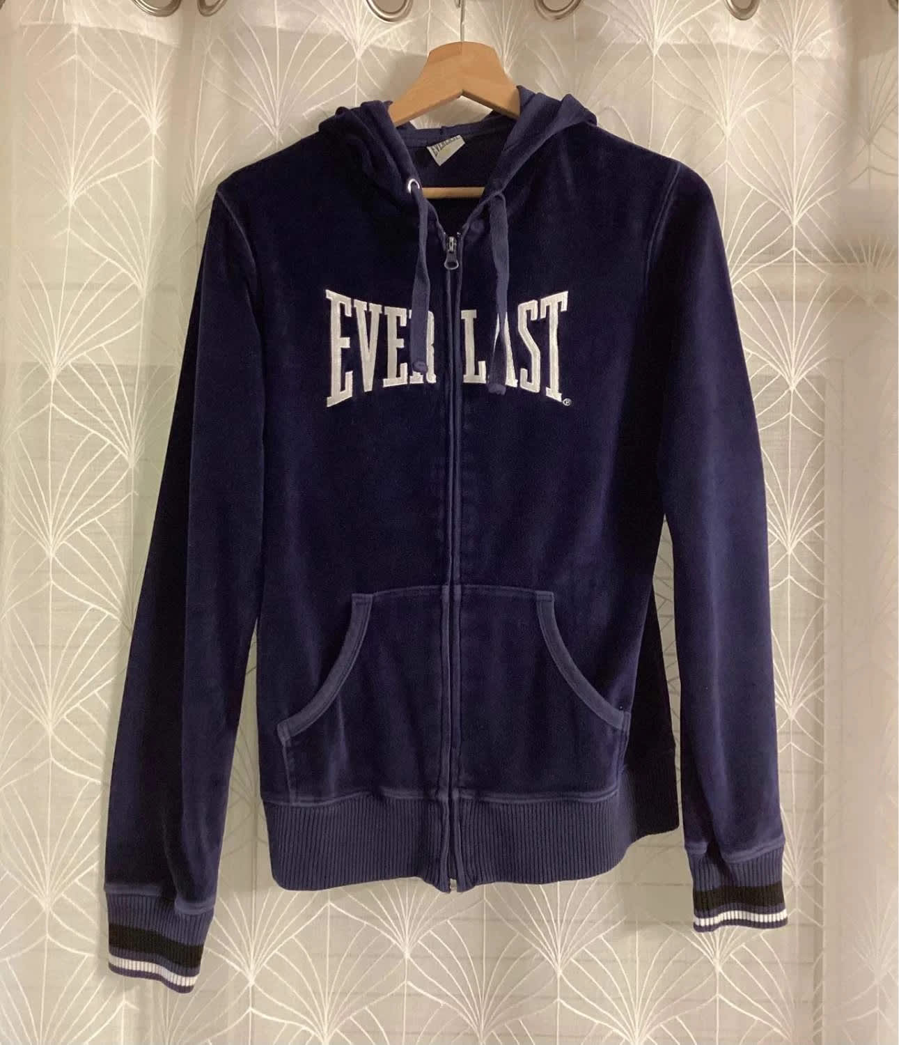 🔵 Pull Everlast à Capuche avec Zip - Marine - Taille L