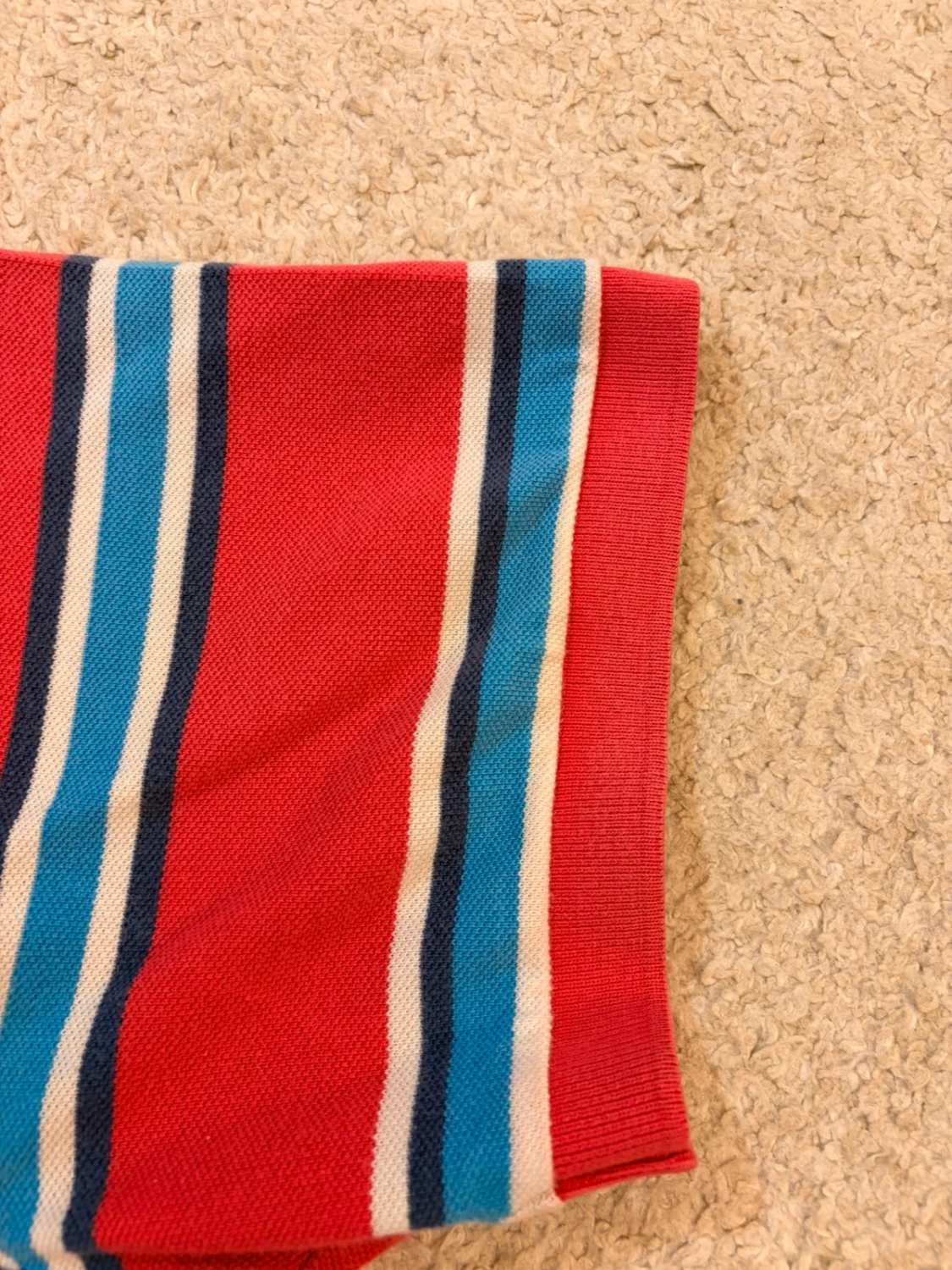🇺🇸 Polo Chaps à Rayures Multicolores - Preppy & Energique