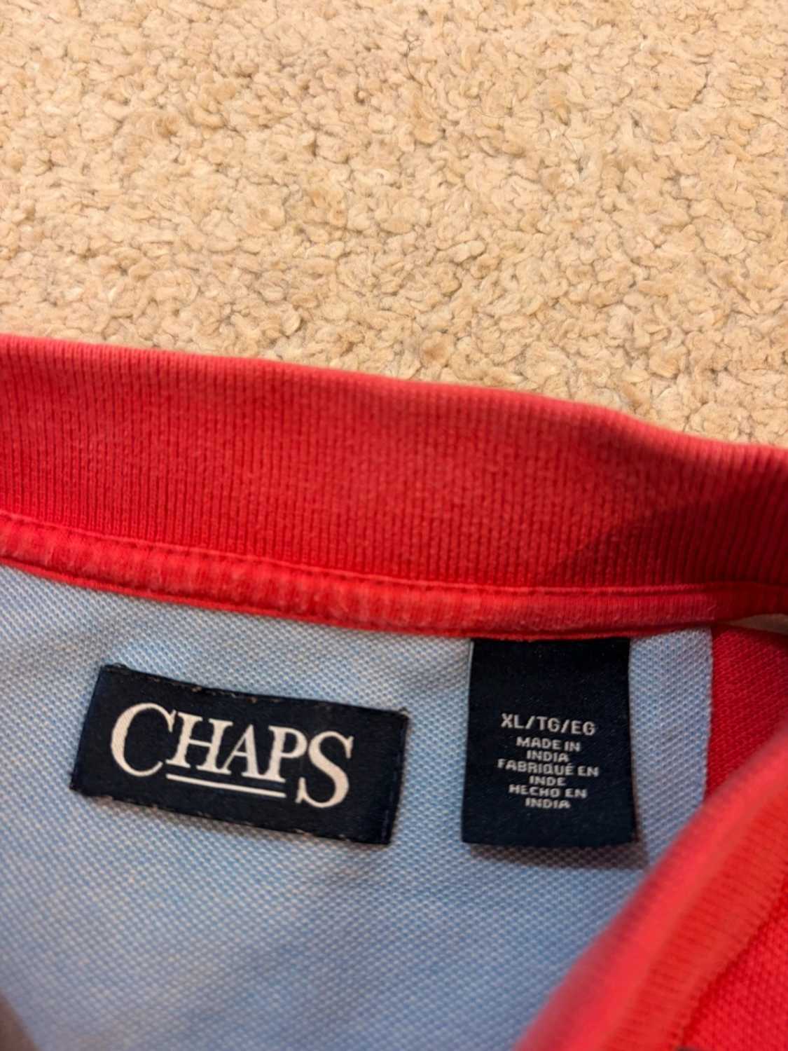 🇺🇸 Polo Chaps à Rayures Multicolores - Preppy & Energique
