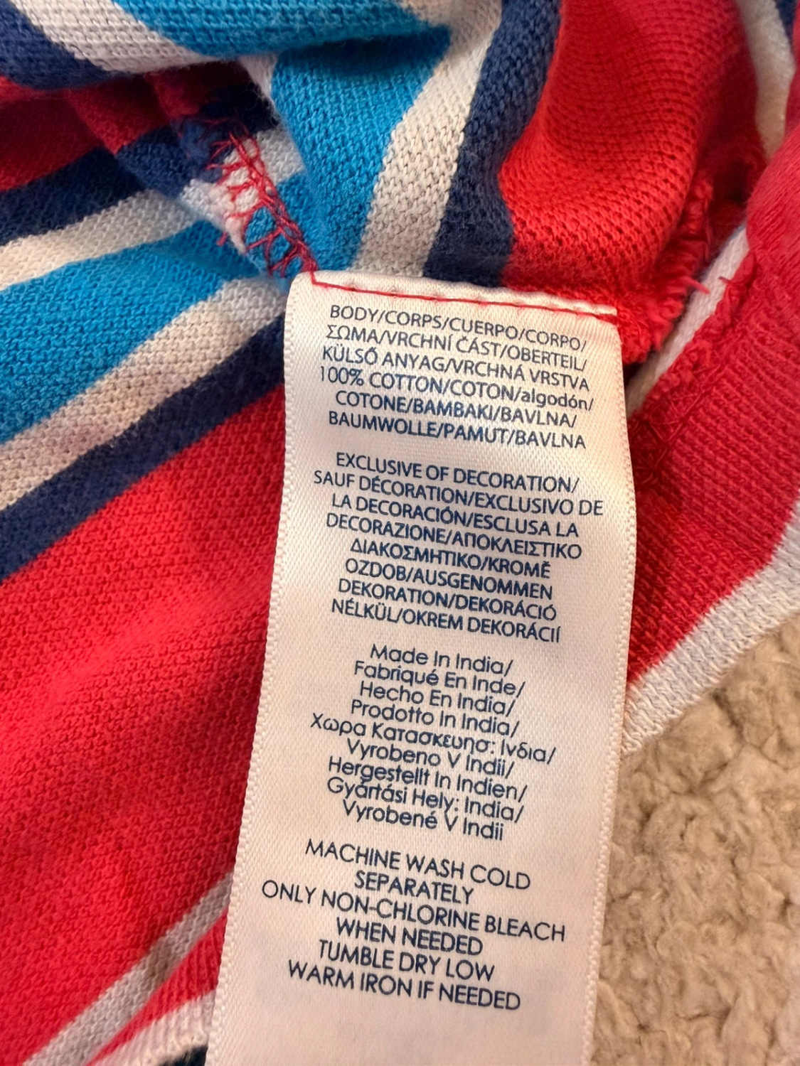 🇺🇸 Polo Chaps à Rayures Multicolores - Preppy & Energique