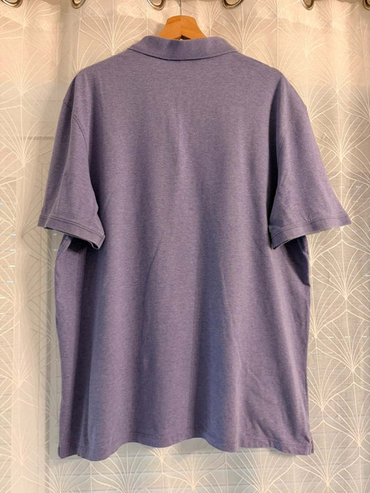 💜 Polo Calvin Klein lila/gris - Minimalismo y corte moderno