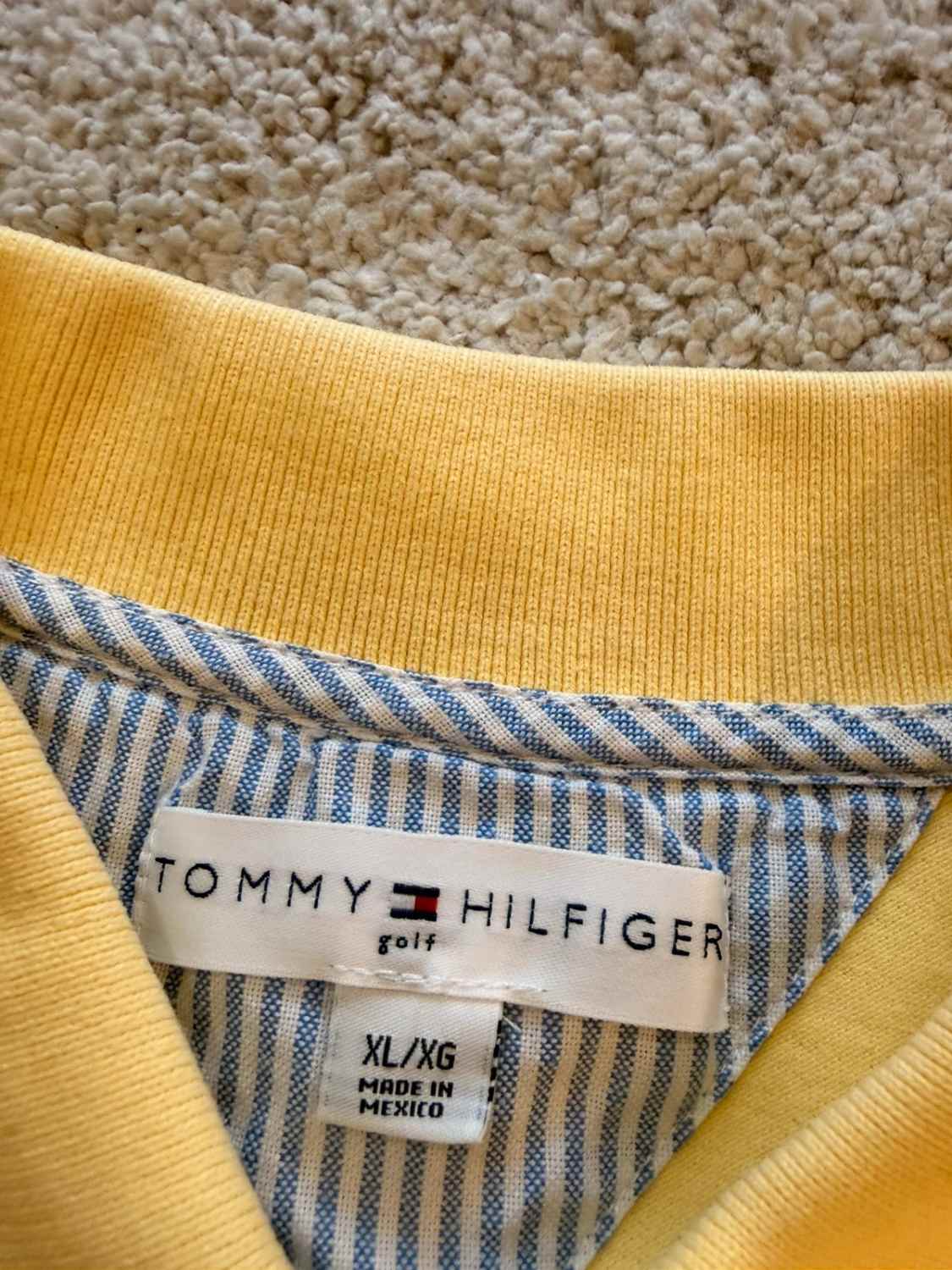 💛 Polo Tommy Hilfiger Crop Jaune "Wachovia Championship" - Collector Golf