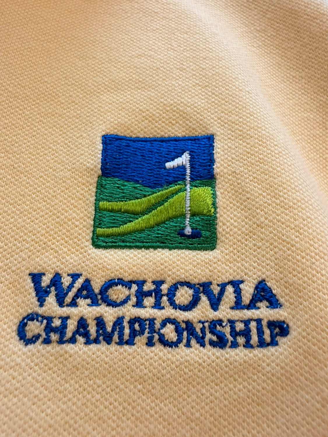 💛 Polo Tommy Hilfiger Crop Jaune "Wachovia Championship" - Collector Golf