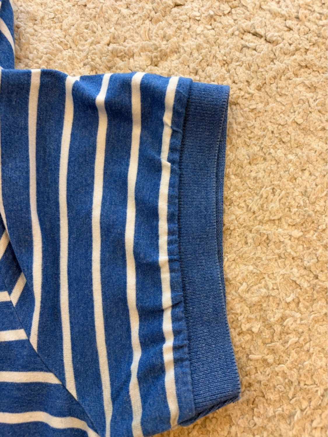 🤍 Polo Chaps by Ralph Lauren à Rayures Bleu/Blanc - Natural Stretch