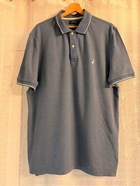 🔵Polo Nautica Bleu - Classique Confortable & Polyvalent