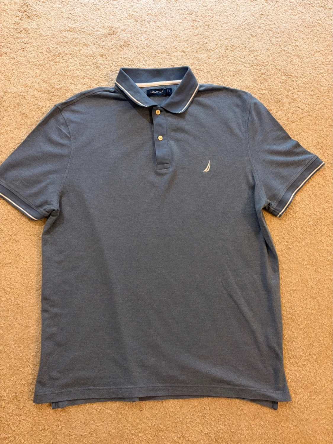 🔵Polo Nautica Bleu - Classique Confortable & Polyvalent