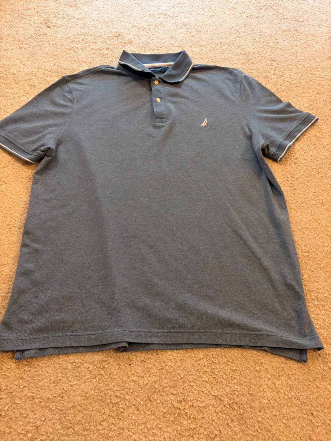 🔵Polo Nautica Bleu - Classique Confortable & Polyvalent
