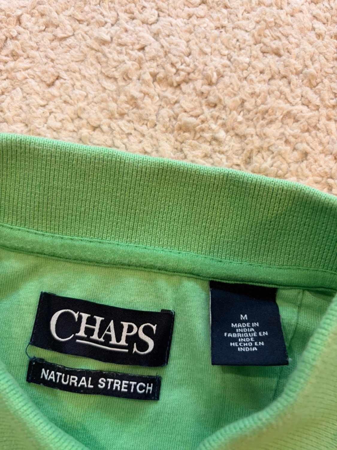 🍃💚 Polo Chaps Vert - Natural Stretch & Confortable