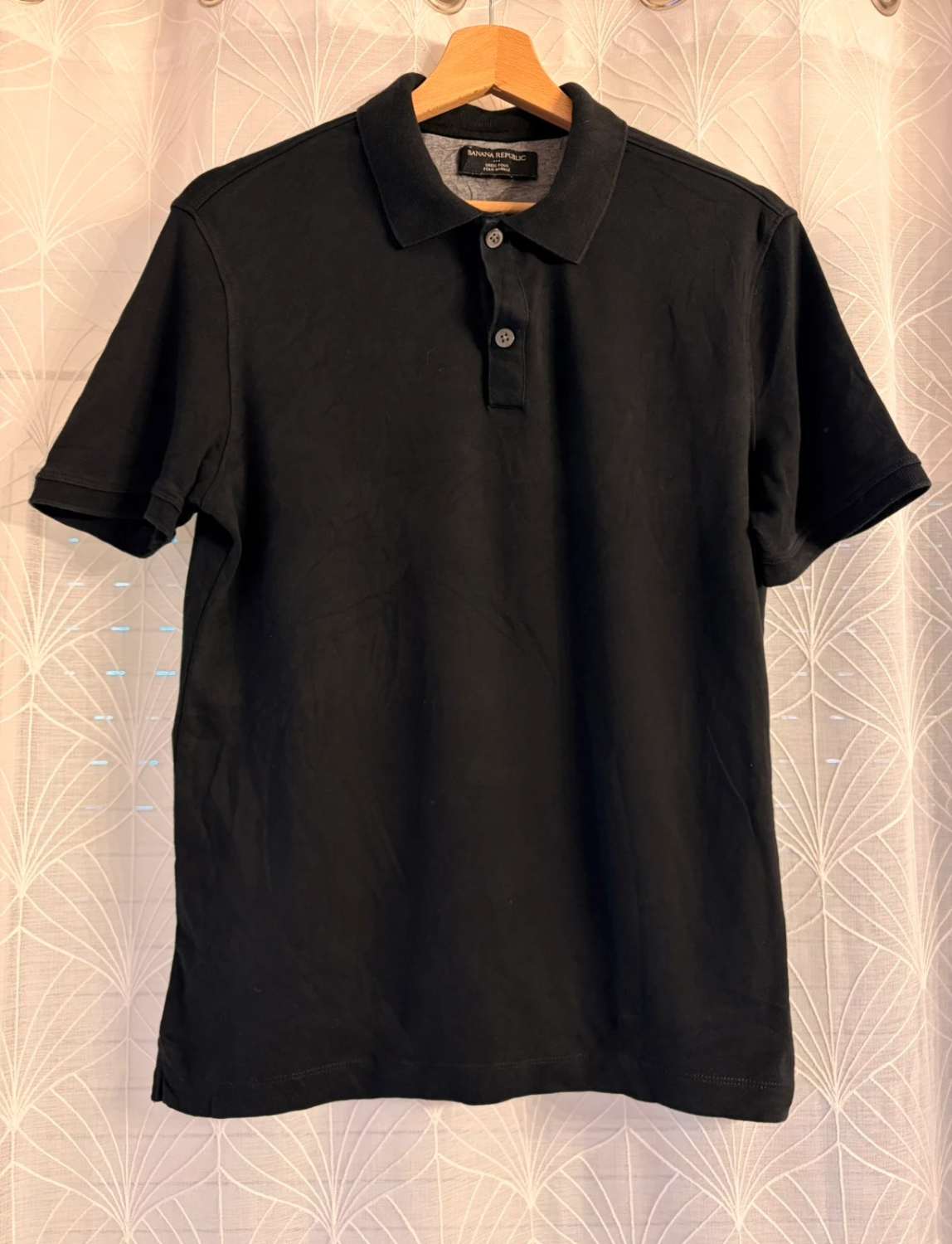 🖤👔 Polo Banana Republic "Dress Polo" Noir - Élégance Intemporelle