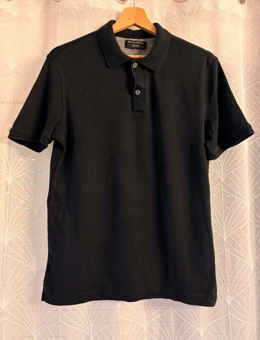 🖤👔 Polo Banana Republic "Dress Polo" Noir - Élégance Intemporelle