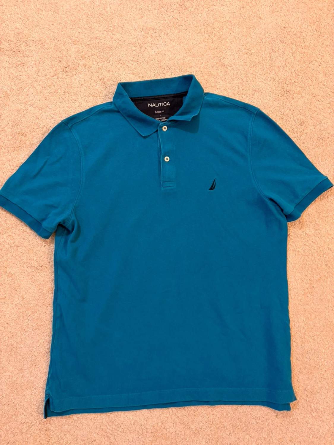 💎 Polo Nautica Classic Fit Bleu - Fraîcheur & Élégance Maritime