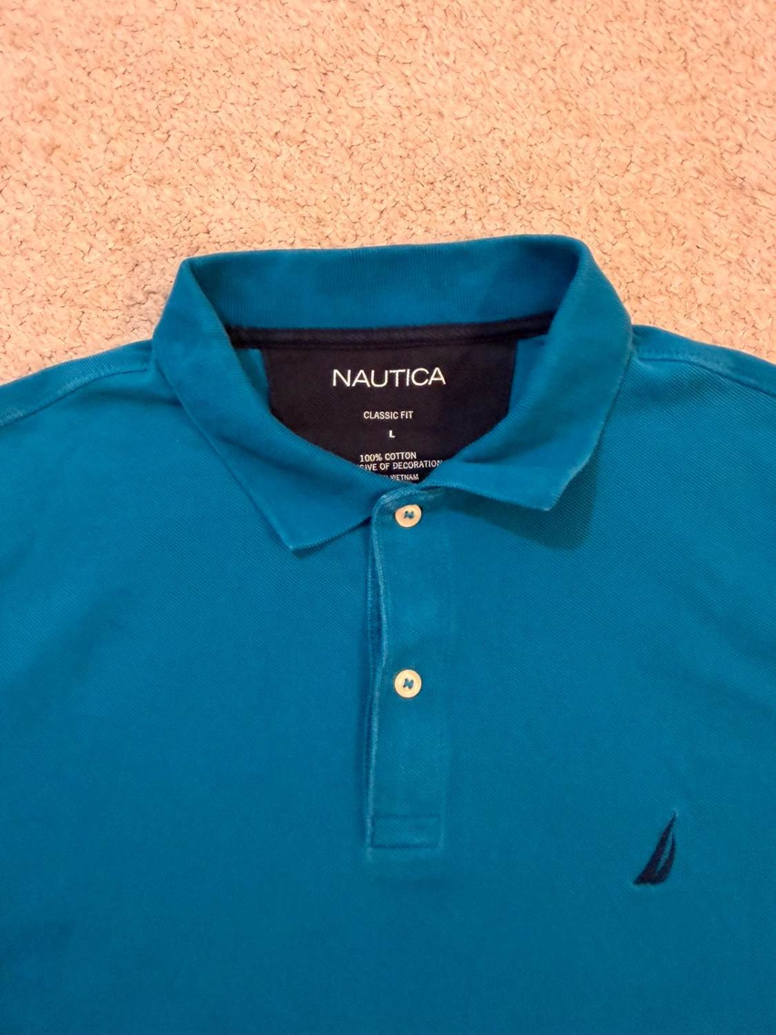 💎 Polo Nautica Classic Fit Bleu - Fraîcheur & Élégance Maritime