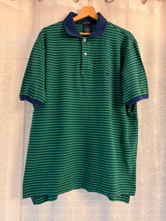 🐠 Polo Nautica à Rayures Vert/Marine - Style Marin & Dynamique