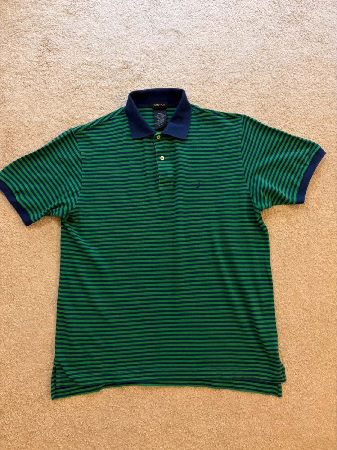 🐠 Polo Nautica à Rayures Vert/Marine - Style Marin & Dynamique
