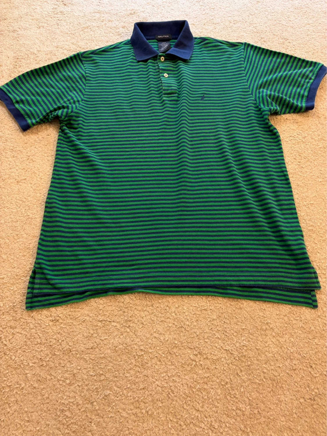 🐠 Polo Nautica à Rayures Vert/Marine - Style Marin & Dynamique