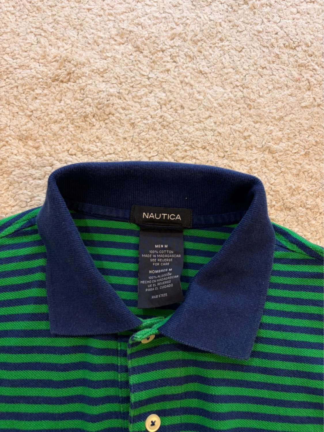 🐠 Polo Nautica à Rayures Vert/Marine - Style Marin & Dynamique