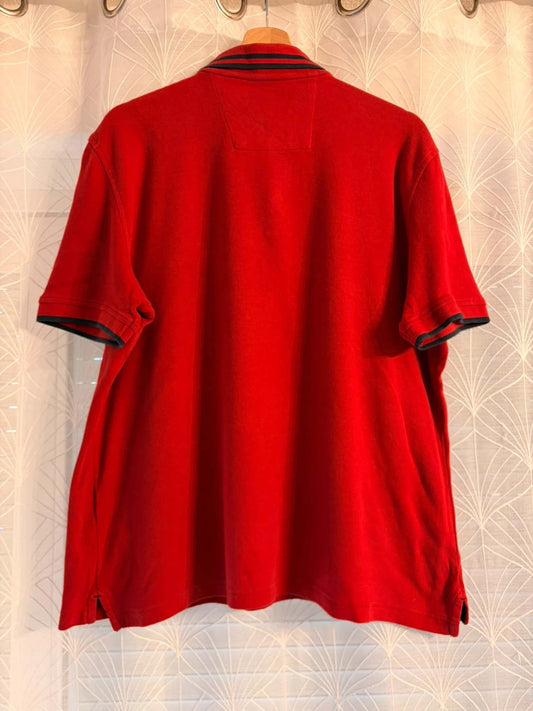 Polo Nautica Rouge - Élégance Nautique & Confortable