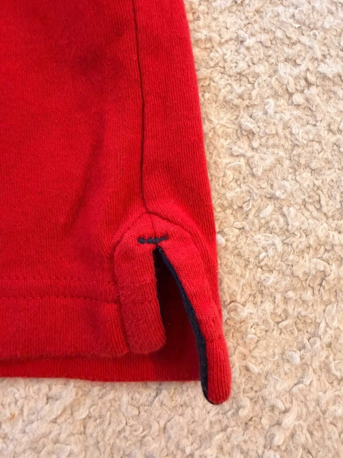 Polo Nautica Rouge - Élégance Nautique & Confortable
