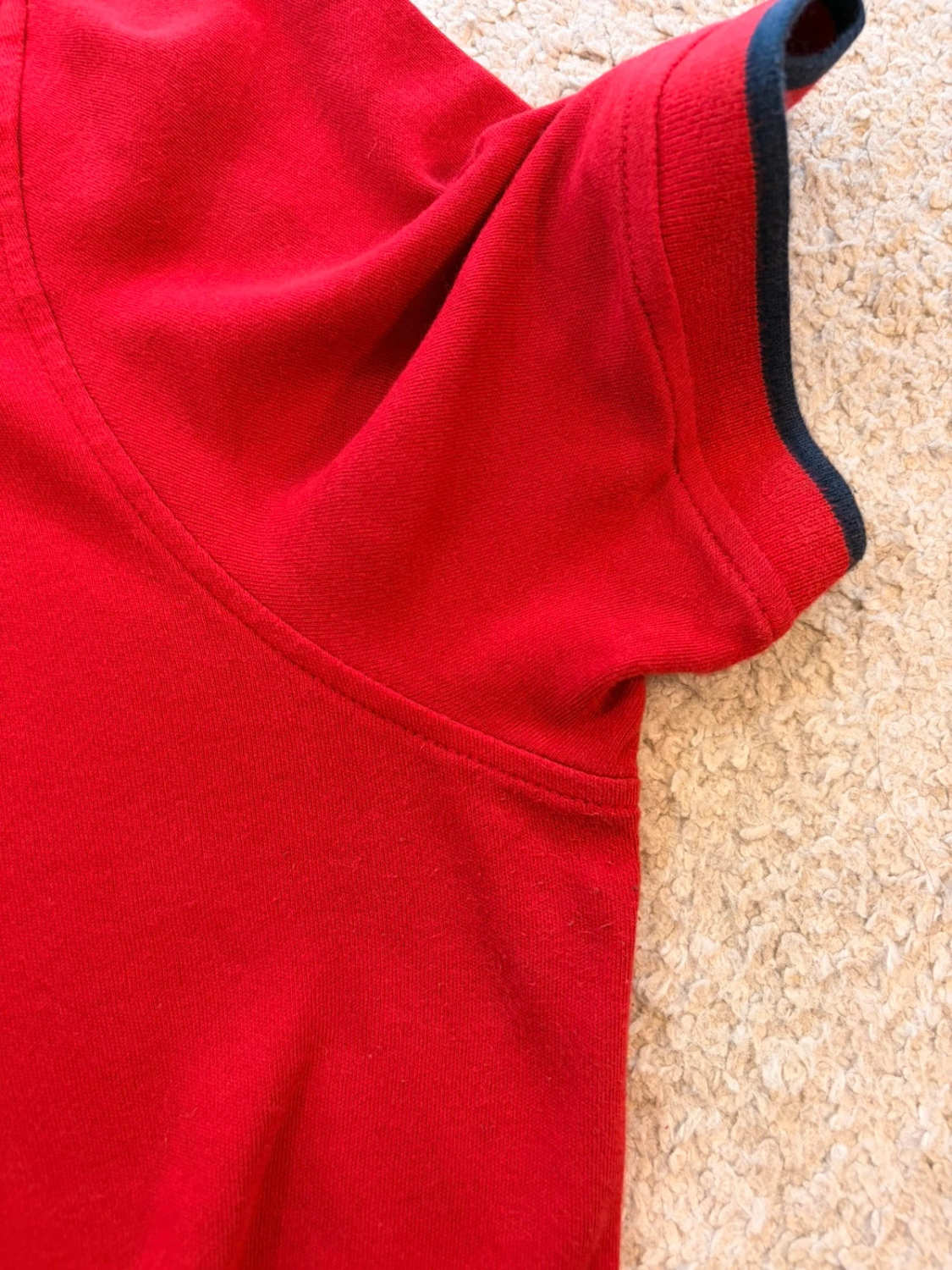 Polo Nautica Rouge - Élégance Nautique & Confortable