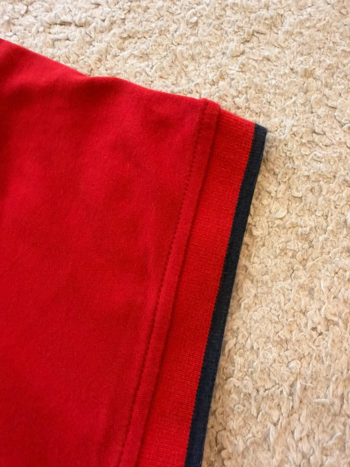 Polo Nautica Rouge - Élégance Nautique & Confortable