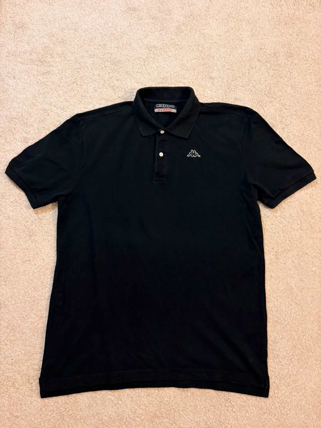 🔴 Polo Kappa Noir - Sportif & Iconique