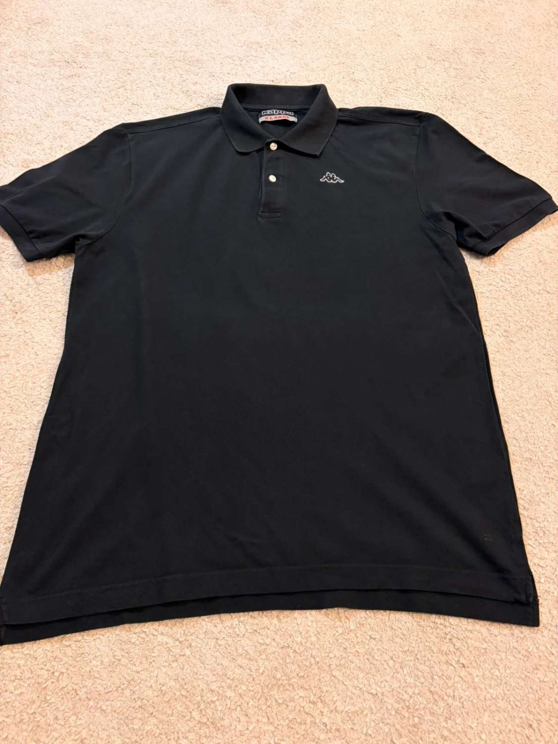 🔴 Polo Kappa Noir - Sportif & Iconique