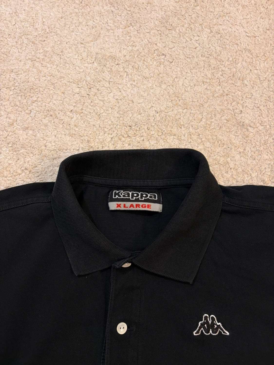🔴 Polo Kappa Noir - Sportif & Iconique