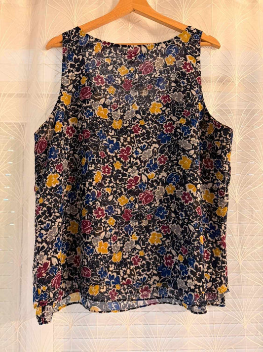 Blouse sans Manches Banana Republic - Motif Fleur - Taille XL