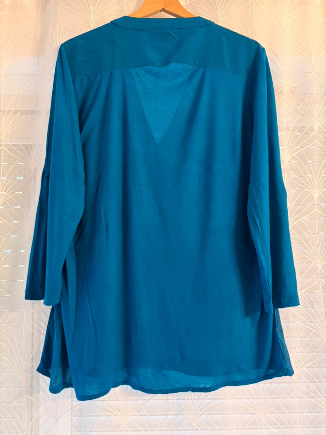 🔵👕 Blouse Banana Republic Col V Bleu - Coupe Fluide & Confortable
