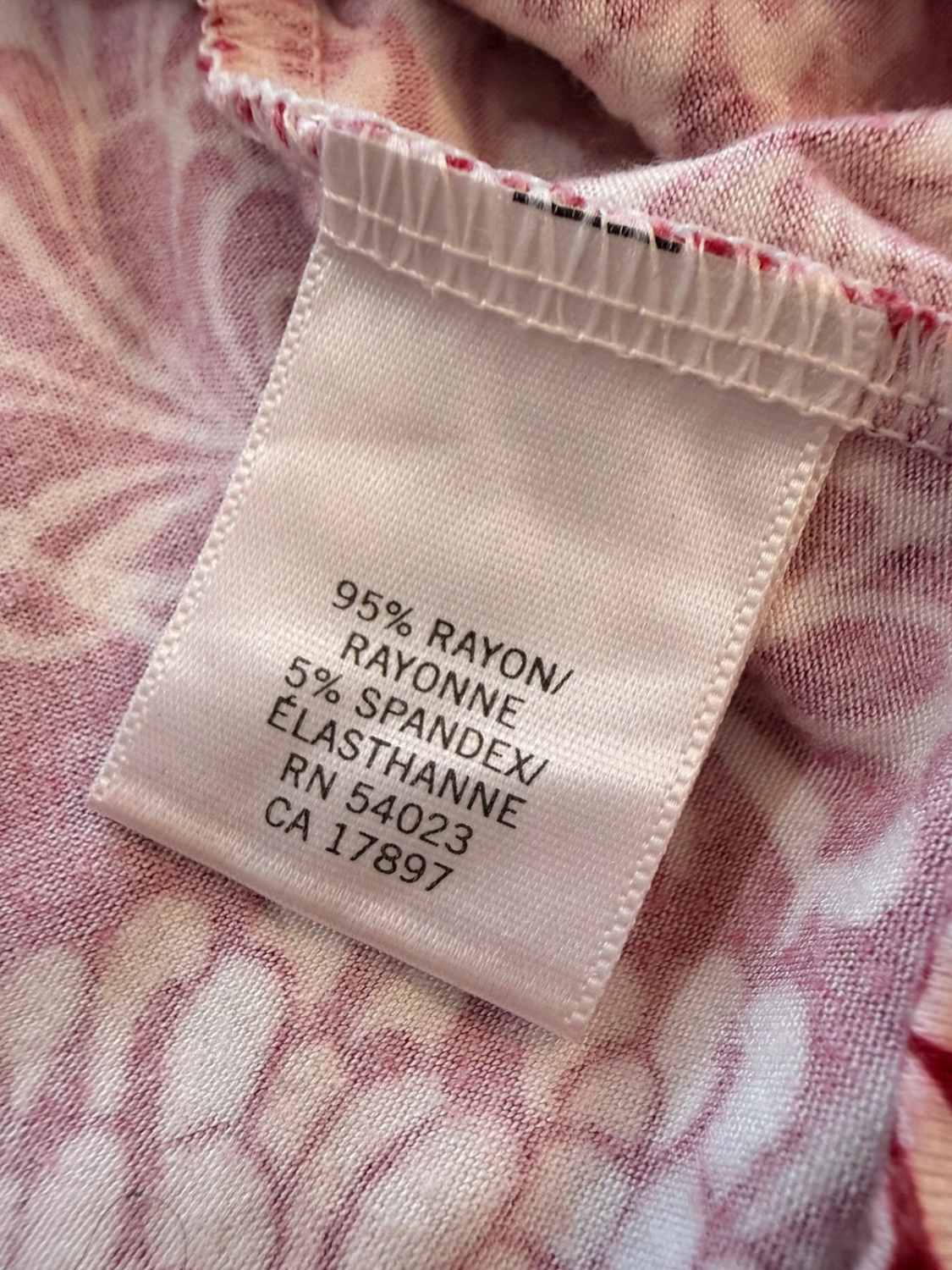 Blouse Banana Republic à Motif Fleurs Bordeaux/Blanc - Romantique & Féminine