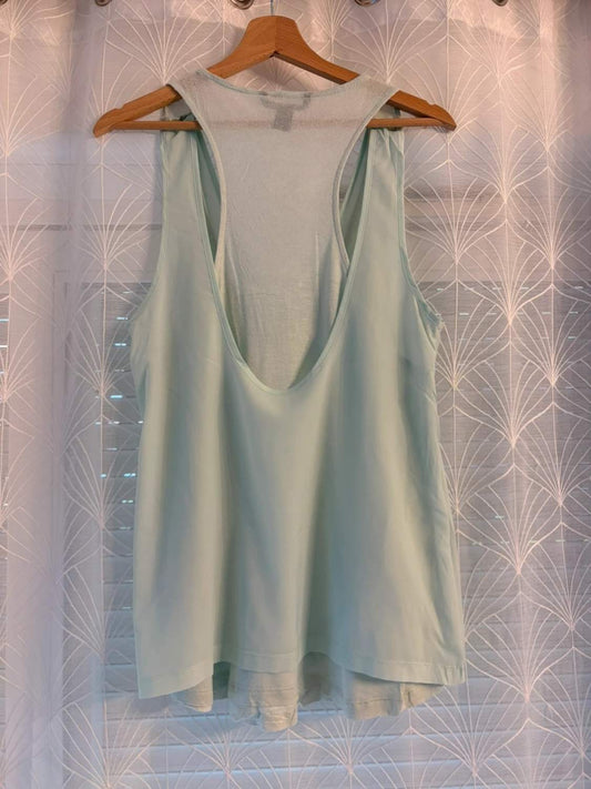 Débardeur menthe seconde main, dos ouvert, style casual mode d'occasion