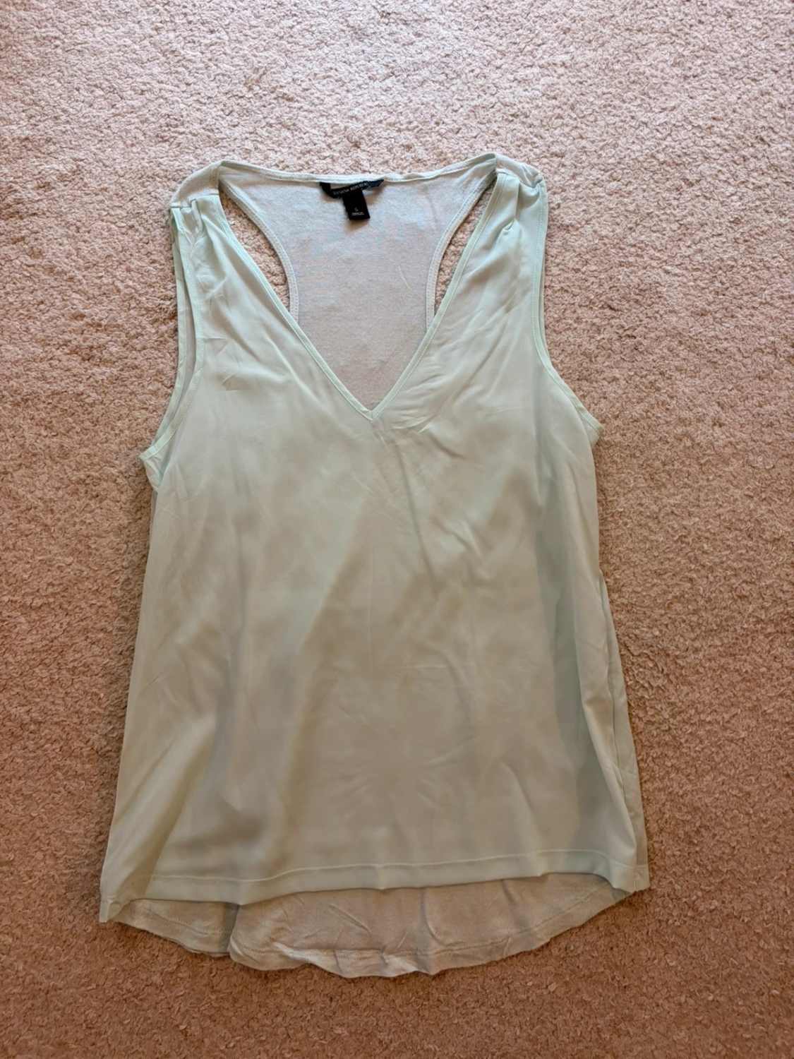 Blouse Banana Republic Sans Manches Turquoise - Coupe Structure & Couleur Vive