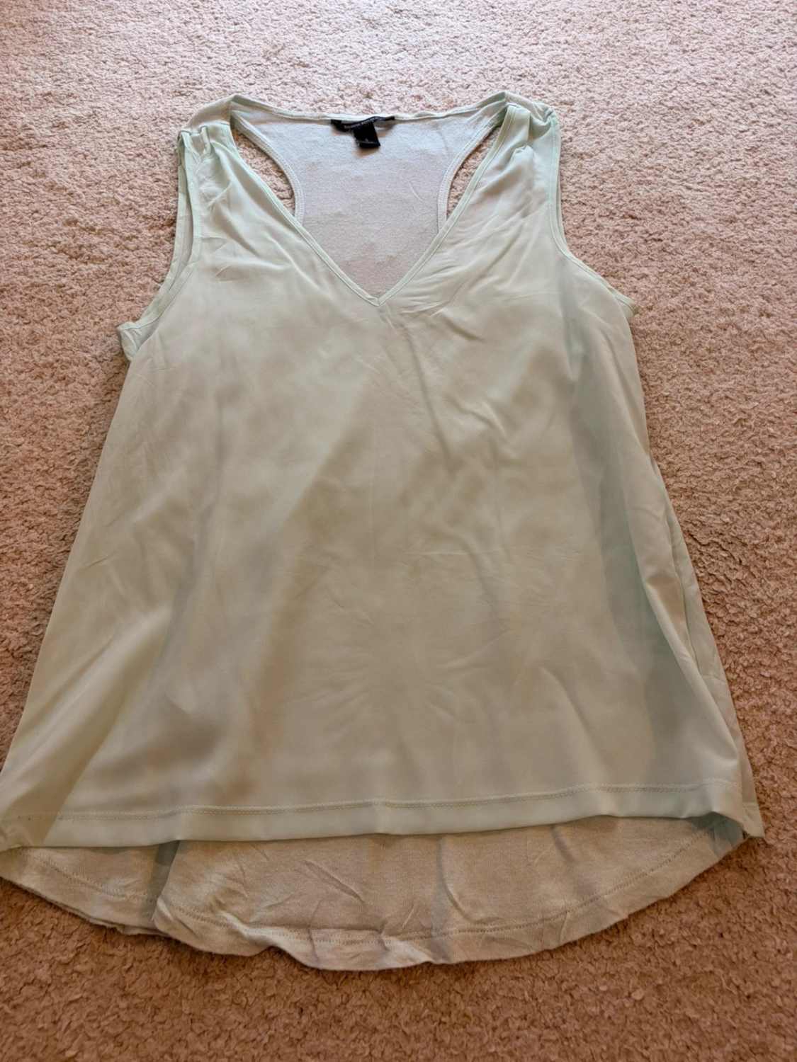 Blouse Banana Republic Sans Manches Turquoise - Coupe Structure & Couleur Vive