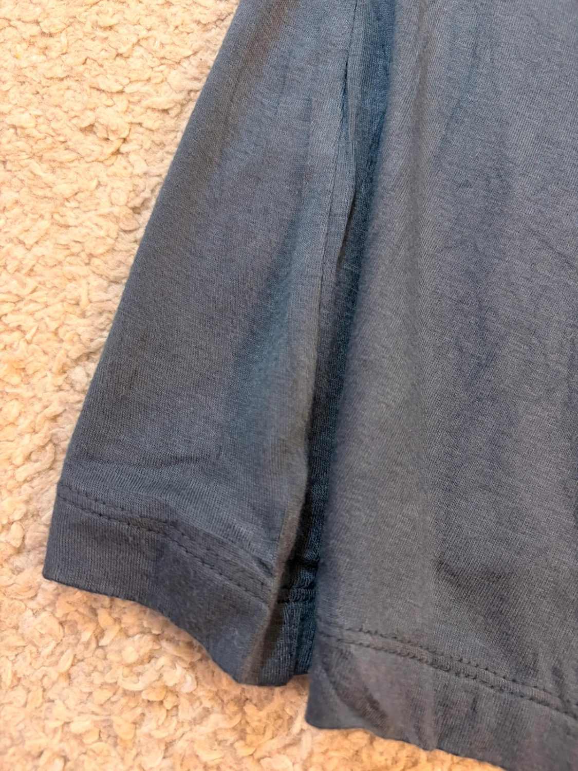 Blouse Banana Republic Manches Courtes Stretch Gris - Confort Moderne & Polyvalente