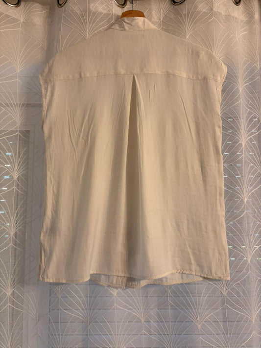 👚 Zara Blouse - White - Linen - Women (L)